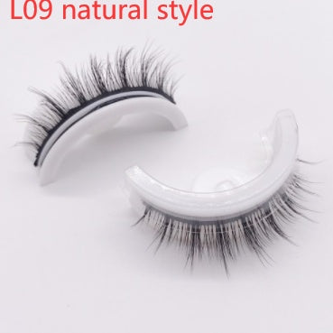 Reusable 3D Mink Lashes Natural False Eyelashes Self Adhesive Fake Glue Free Makeup Eyelash Extension Silk Reusable 3D Mink Lashes Natural False Eyelashes Self Adhesive Fake Glue Free Makeup Eyelash Extension Silk